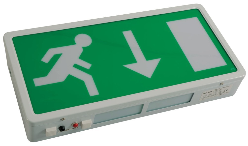 Emergency Lights Maintained LED Exit Box