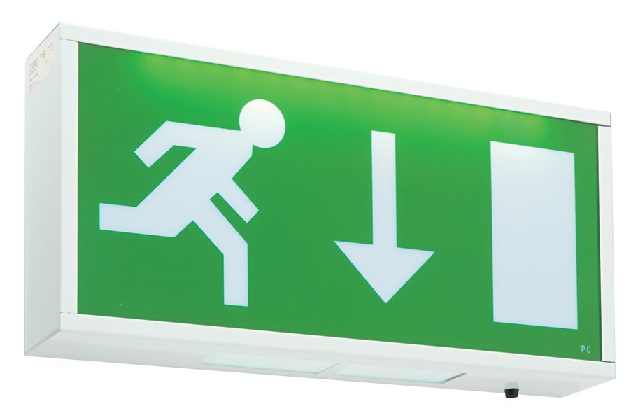 Emergency Lights Maintained Exit Box