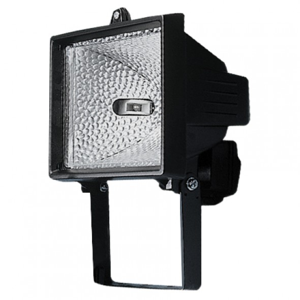 500W Black Halogen Floodlights