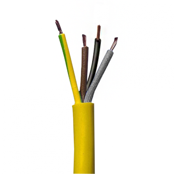 Arctic Flex Cable Yellow Per 100m 4 core 6mm