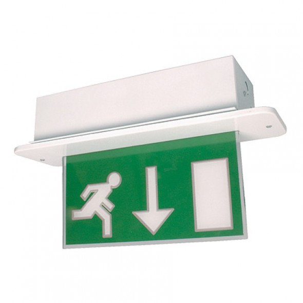 Emergency Lights Maintained LED Blade Exit Box