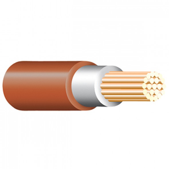 Brown Tri Rated Cable Per 100m 0.75mm