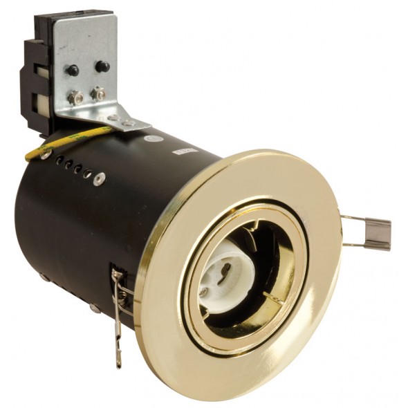 Fire Rated Downlights Die-Cast Brass Tilt GU10