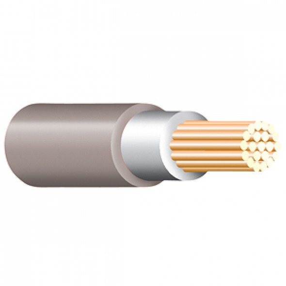 Grey Tri Rated Cable Per 100m 0.5mm