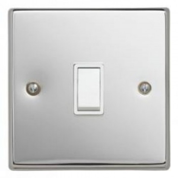 1 Gang Intermediate Switch Polished Chrome