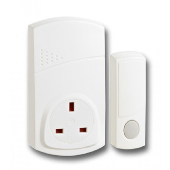 Plug-in Wirefree Doorchime - White