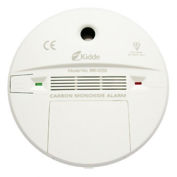 Kidde round carbon monoxide alarm with test / reset