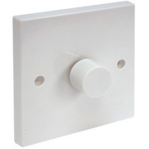 Standard White 1 gang 1 way 400w dimmer switch