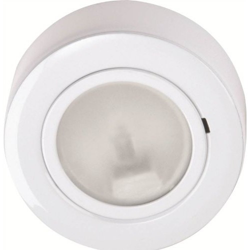 CRF02W White Round Under Cabinet Surface Cabinet Fitting GX5.3 20W