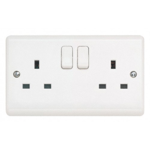 2 Gang 13A DP Switched