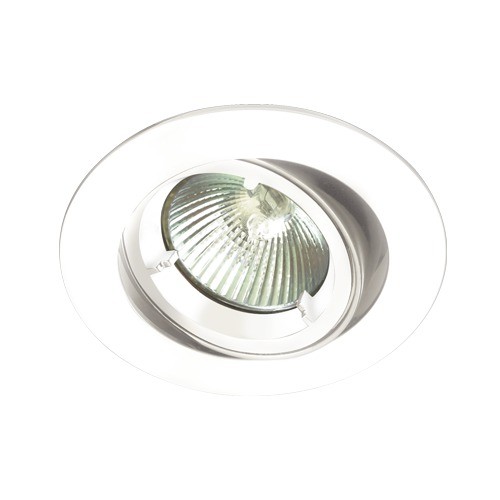 White Tilt Die Cast GU10 Downlight