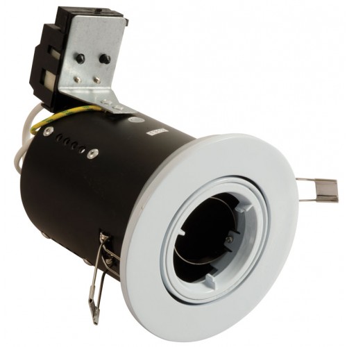 Fire Rated Downlights Die-Cast White Tilt GU10