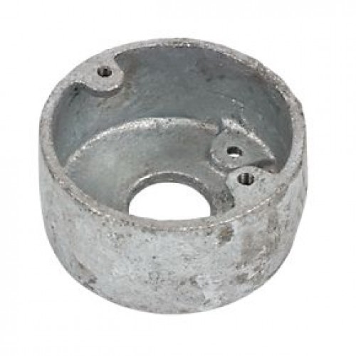20mm 1 Hole Loop in Metal Conduit Box