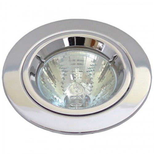 Chrome Die-Cast GU10 Fixed Downlight