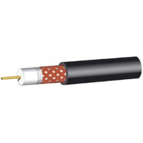 RG6 Satellite Black Coaxial Cable
