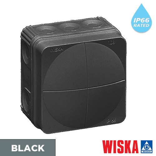 Black-wiska-combi-junction-box