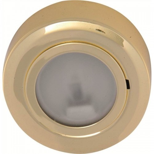 CRF02B Brass Round Under Cabinet Surface Cabinet Fitting GX5.3 20W