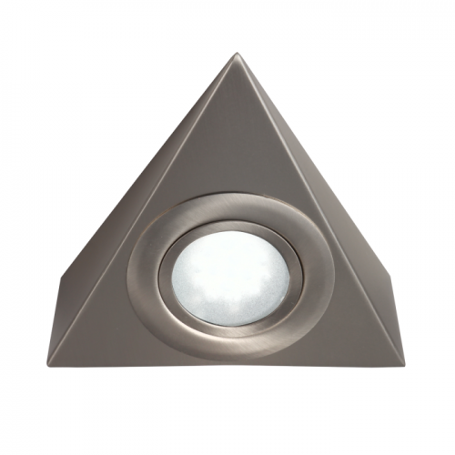 LTI01CBR 12 Volt 2.1 Watt LED Triangle Lights Brushed Chrome