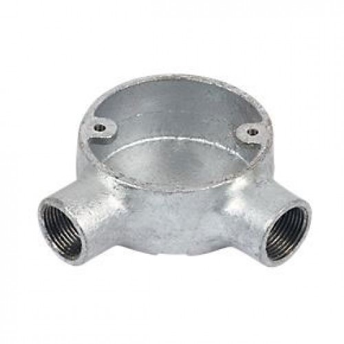 20mm 2 Way Angle Metal Conduit Box