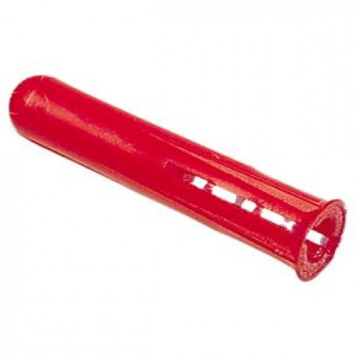 Red Plastic wall plug