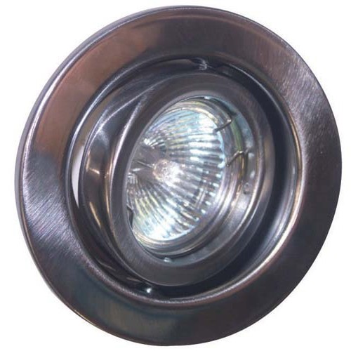 Satin Chrome Tilt GU10 Downlight