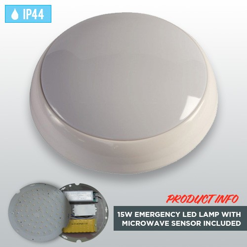 emergency-led-circular-polo-bulkhead-lights-15w-microwave-sensor-ip44