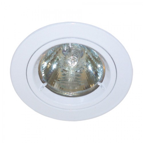 White Die cast GU10 Fixed Downlight