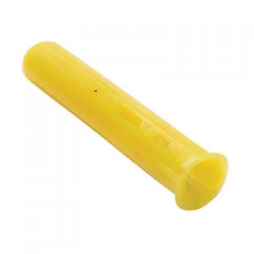 Yellow Plastic wall plug