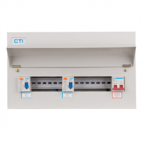 CTI Metal Amendment 3 17th Edition 8 Way Consumer Unit