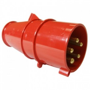 415V Red Plug 16Amp 3P + N + E IP44