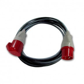 415V extension lead HO7RN-F cable 4 pin 16A X 5M