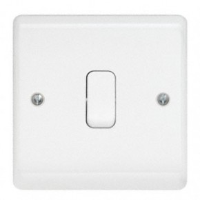Aspire 1 Gang Intermediate Switch White
