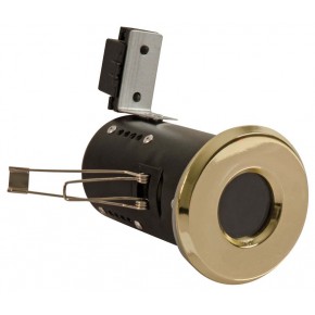 Fire Rated Downlights Bathroom lights Brass GU10