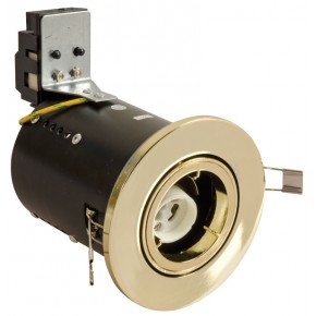 Fire Rated Downlights Die-Cast Brass Tilt GU10