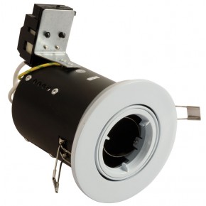 Fire Rated Downlights Die-Cast White Tilt GU10