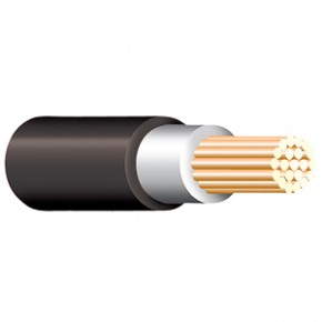 Black Tri Rated Cable Per Meter 35mm