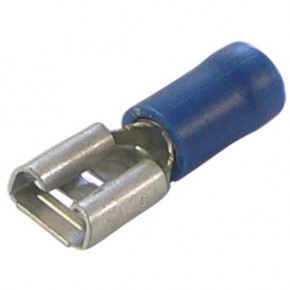 1.50-2.5mm x 6.3mm Push on female terminal cable lugs