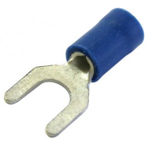 1.50-2.5mm x 4.3mm Blue fork terminal cable lugs