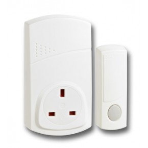 Plug-in Wirefree Doorchime - White