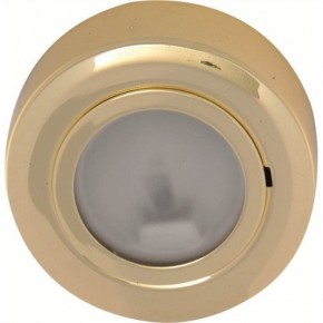 CRF02B Brass Round Under Cabinet Surface Cabinet Fitting GX5.3 20W