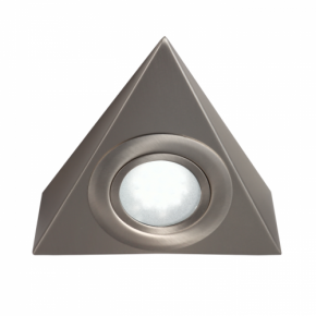 LTI01CBR 12 Volt 2.1 Watt LED Triangle Lights Brushed Chrome