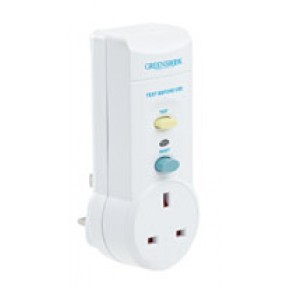 SafetySure White RCD Inline Adapter