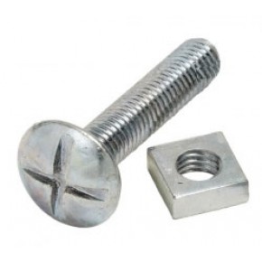 Roofing nuts and bolts M6 x 12 pack of 100