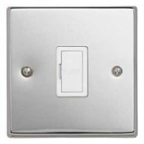 13A Unswitched Spur Polished Chrome