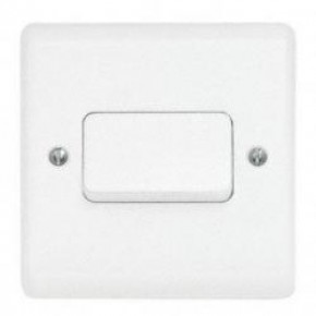 Aspire White 3 Pole Fan Isolator