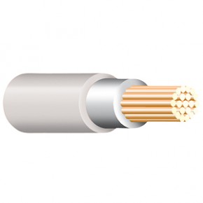 White Tri Rated Cable Per 100m 1mm